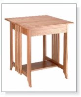 Mission End Table Unfinished Oak Kit